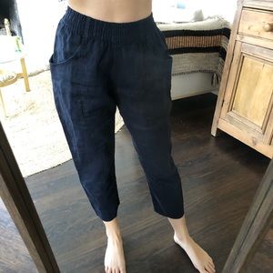 Elizabeth suzann linen Clyde pants size 2 short barely worn